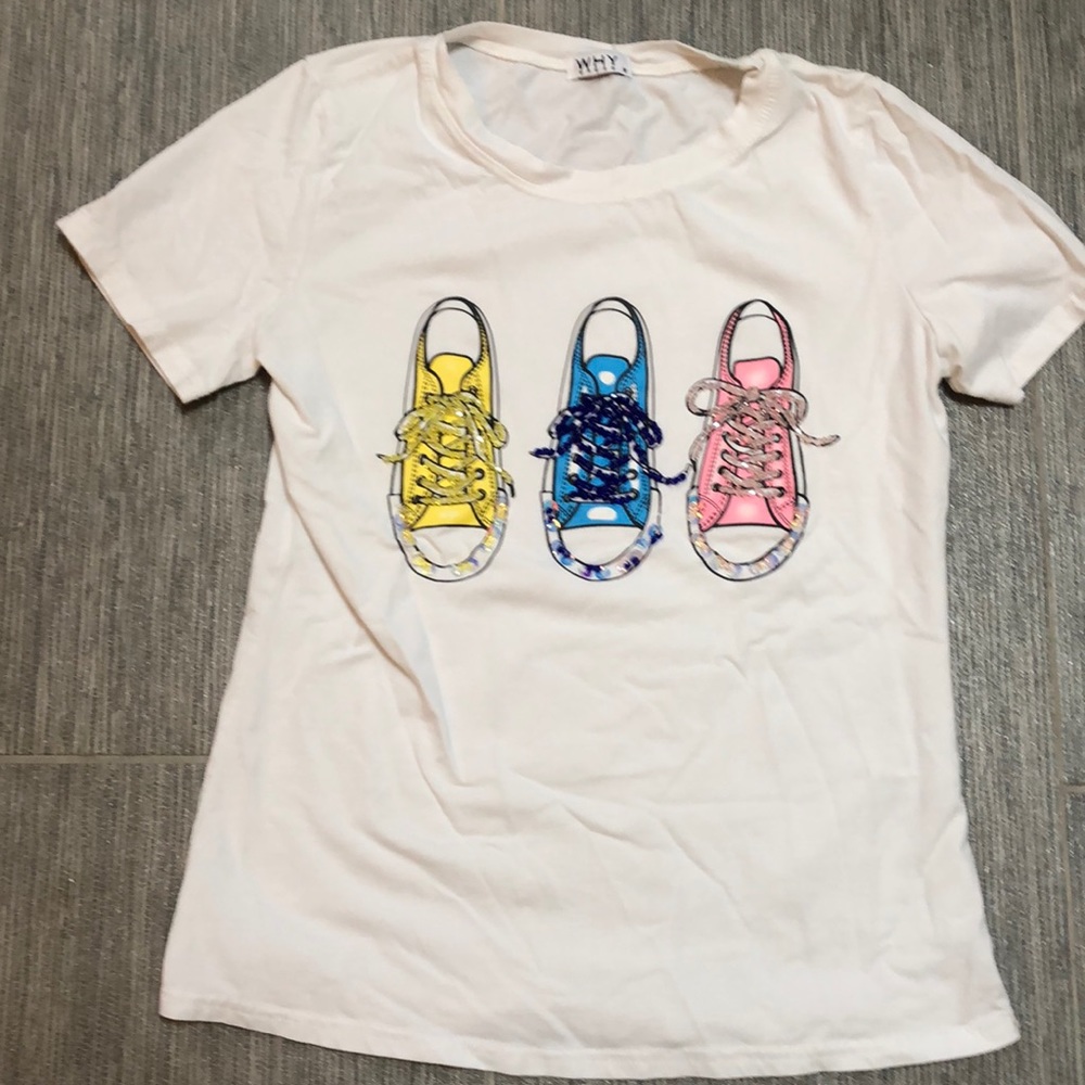 New Medium T shirt bling included